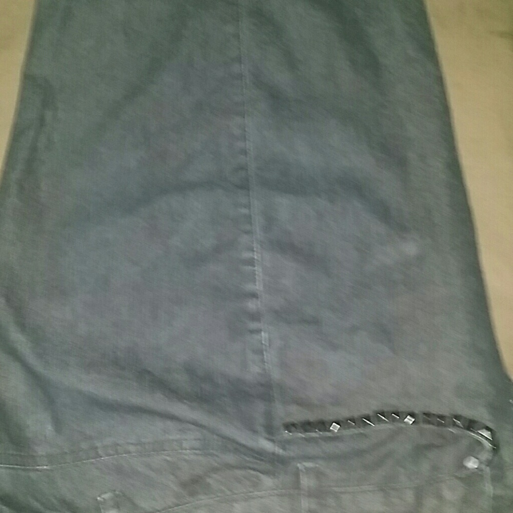 Dark Jean like Capris